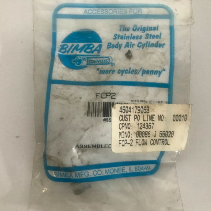 Bimba FCP2 Needle Valve