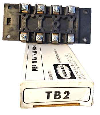 Hubbell TB2 250 V AC Terminal Block for Pushbutton Station