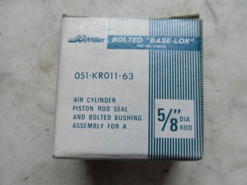 1 NIB MILLER ELECTRIC 051-KR011-63 PISTON ROD SEAL KIT 5/8"