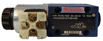 Bosch Rexroth R978017922 4WE6D6X/EG24N9K4/62 24 V DC Directional Valve