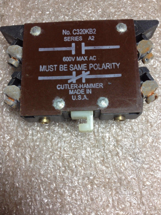 Cutler-Hammer C320KB2 Auxiliary Contact