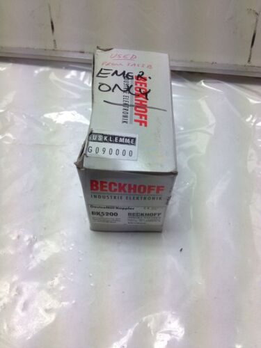 BECKHOFF BK5200 BUS COUPLER