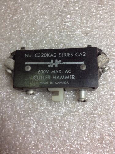 Cutler-Hammer C320KA2 AUXILIARY CONTACT