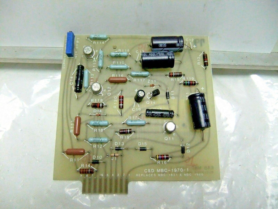 C&D Batteries MBC-1970-1 PCB Current Limit