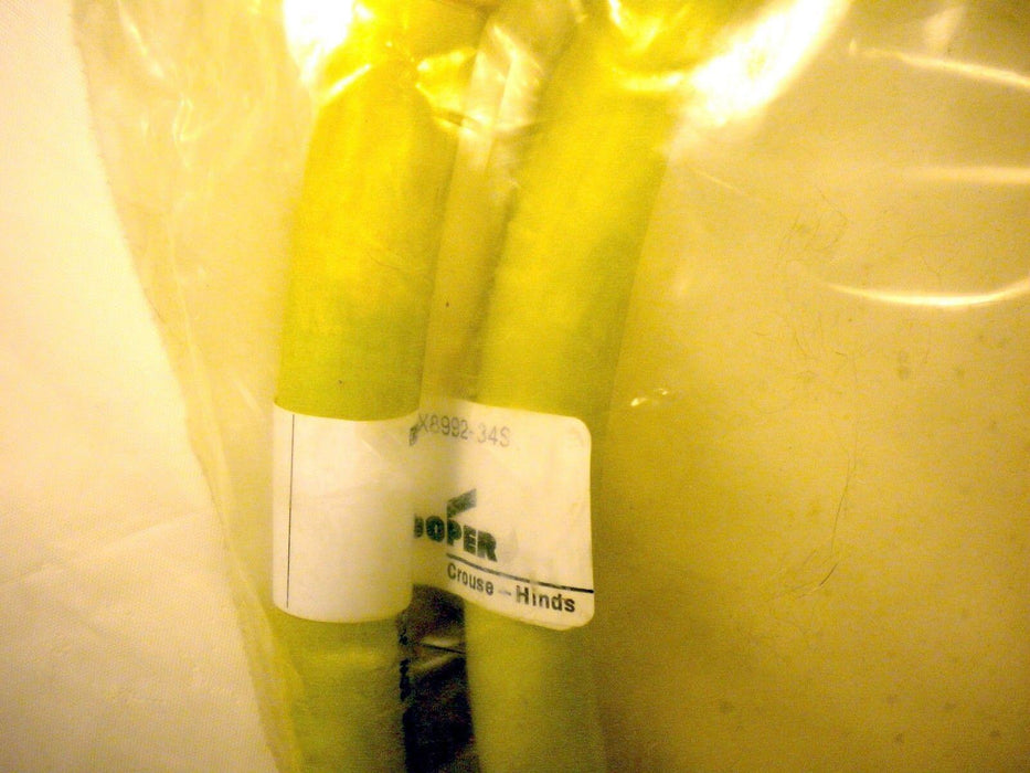 Crouse-Hinds Cable Ass. 6' Male-Female X8992-34S