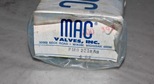 MAC PMB-221BAB PRESSURE VALVE