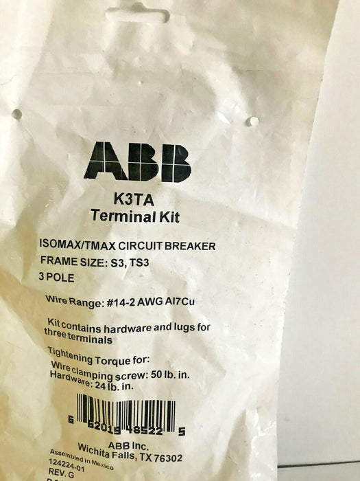 ABB K3TA Lug Kit