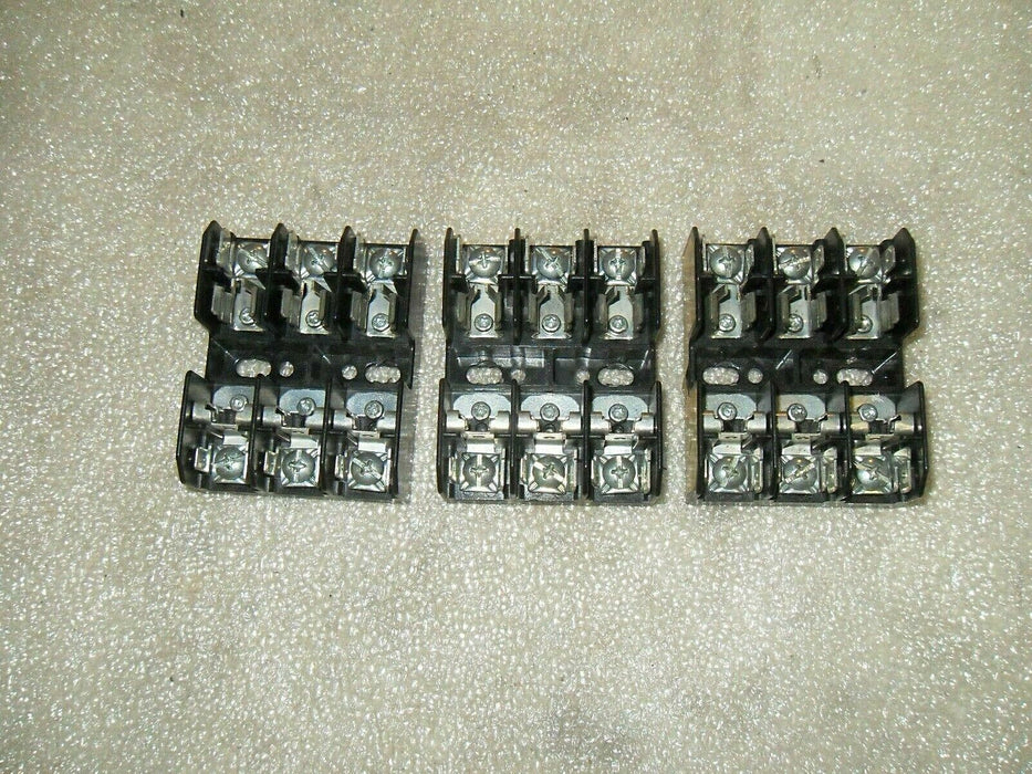 3 Bussmann BC6033PQ Fuse Holders 30A 600V