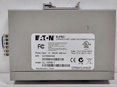 Eaton EL-1050E-T ELPRO PLC Ethernet Switch