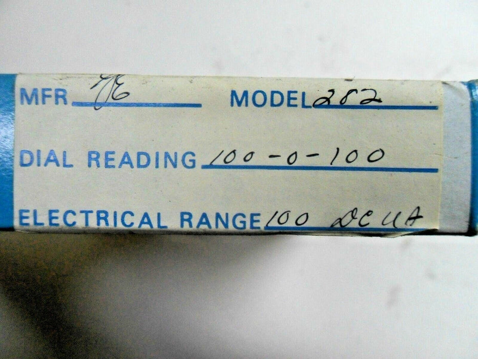 GE 282 Meter DC Microamperes