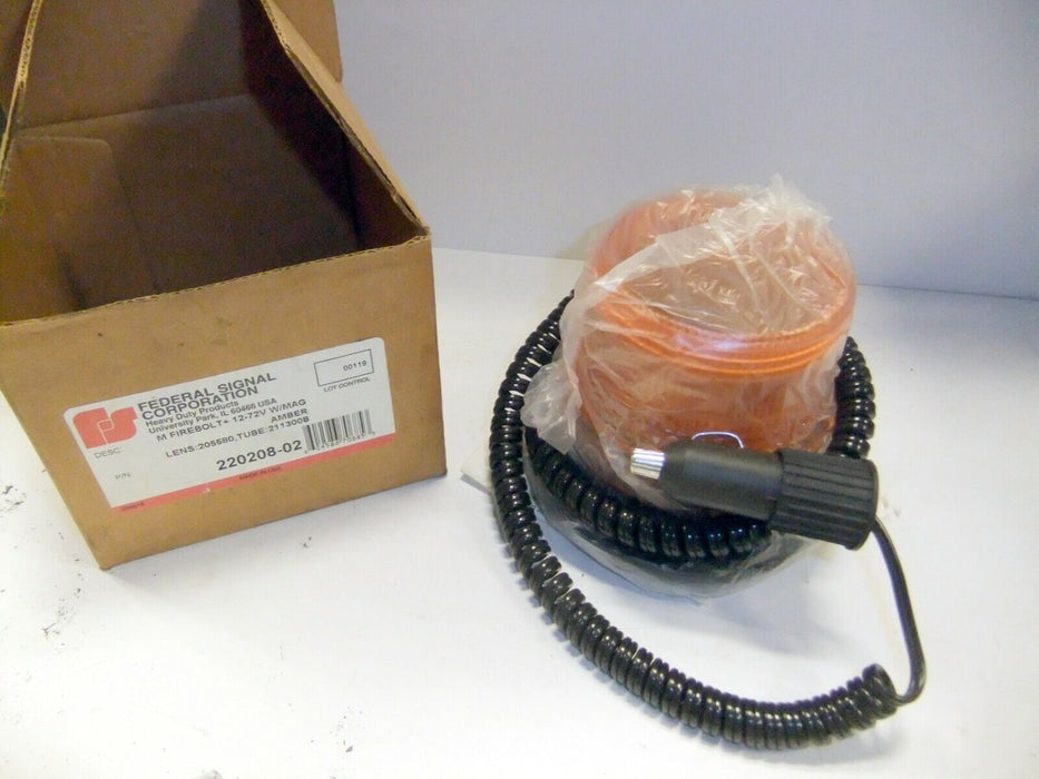 Federal Signal M Firebolt Beacon W/MAG Amber 220208-02