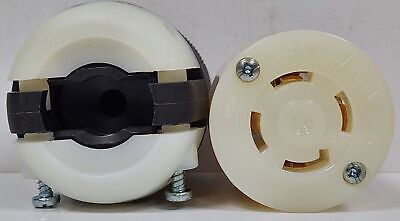 Hubbell HBL2433C 3 Pole 4 Wire 30 A 120/208VAC 3 Phase Locking Plug