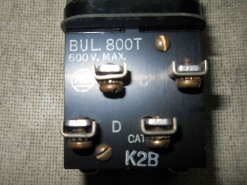 1 Allen-Bradley 800T-K2B SELECTOR PUSH BUTTON SWITCH