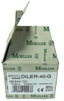 Klockner Moeller DILER-40-G 24 V DC 10 A Miniature IEC Contactor