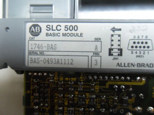 1 Allen-Bradley 1746-BAS BASIC MODULE