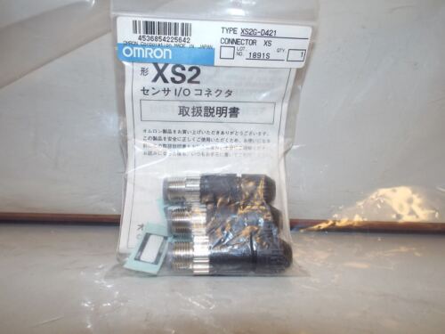 LOT OF 3 OMRON CONNECTOR PLUG XS2G-D421