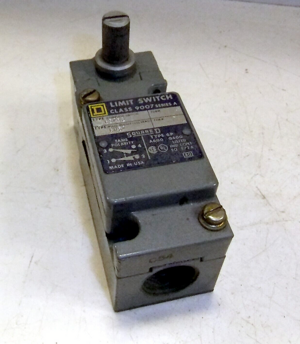 Square D 9007-C54B2 Rotary Gear Limit Switch