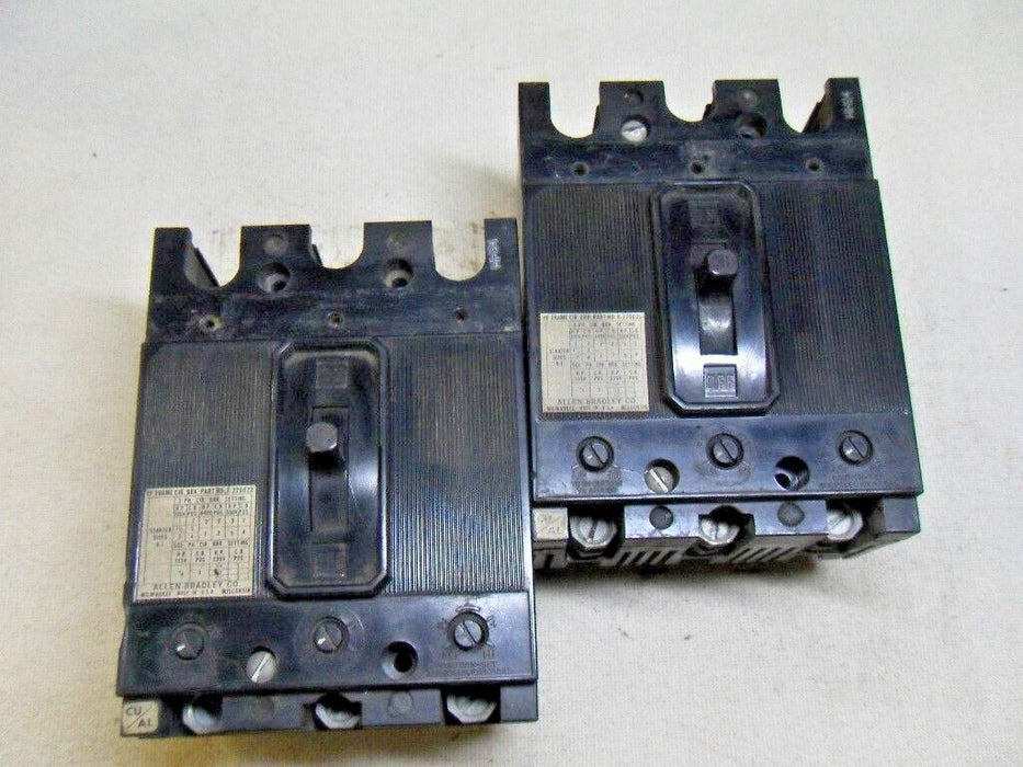 2 Allen-Bradley X-220023 Circuit Breakers