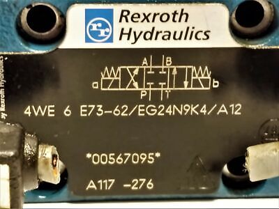 Rexroth 4WE6E73-62-EG24N9K4-A12 Directional Control Valve