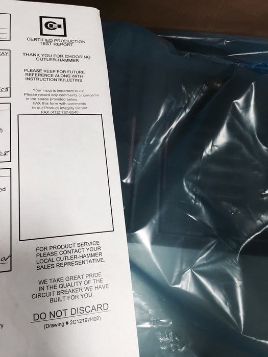 Cutler-Hammer MDS8403WEA 4000 A Magnum DC Low Volt AC Power Circuit Breaker