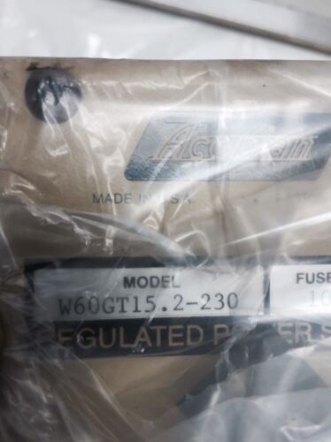 Acopian W60Gt15.2-230 Power Supply