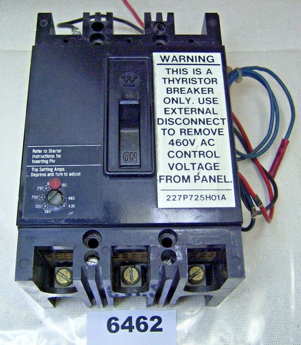 Westinghouse Thyristor Breaker 179C368G14 3P 600VAC 50 Amp