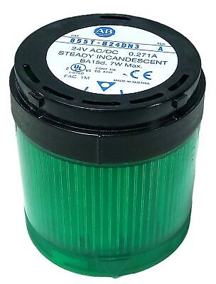 Allen-Bradley 855T-B24DN3 24 V AC/DC Green Steady Stacklight No Bulb