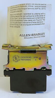 Allen-Bradley 700-N400A1 Industrial Control Relay w/ 120 V AC 50/60 Hz Coil