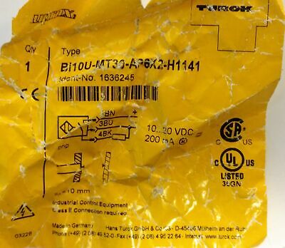 Turck BI10U-MT30-AP6X2-H1141 Proximity Sensor