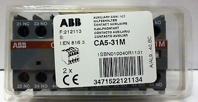 ABB 1SBC101012M5501-09/04 / CA5-31M Auxiliary Contact Blocks