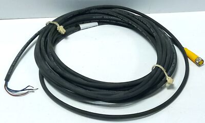 Turck PKG 3M-5/S90 U2515-70 300 V PLC Cable w/ 3-Pin Connector