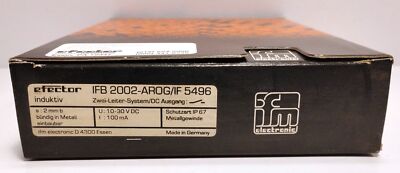 Efector IFB-2002-AROG IF5496 10-30 V DC Inductive Proximity Sensor