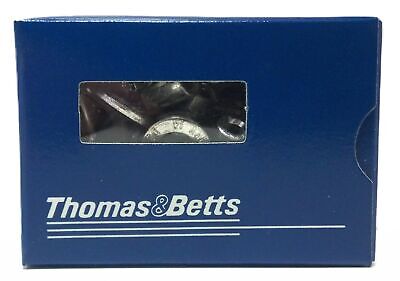 Thomas & Betts D8-516 Non-Insulated Tubular Ring Terminal Connector - Qty. of 25