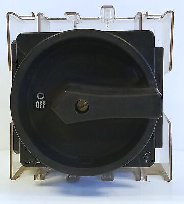 Moeller P3-63 600 V AC Manual Motor Controller w/ HI11-P1/P3/E Auxilliary Switch