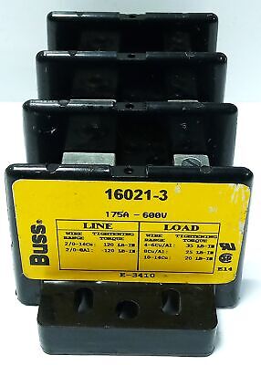 Bussmann 16021-3 600 V 175 A Power Distribution Block