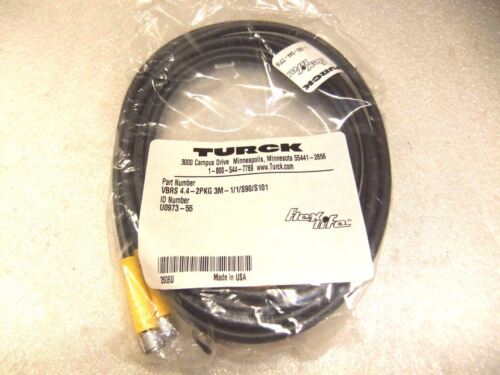 Turck VBRS 4.4-2PKG 3M-1/1/S90/S101 Twin Junction Cable