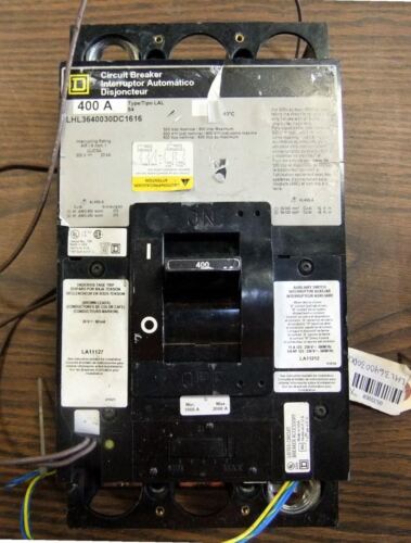 Square D 400A Circuit Breaker LHL3640030DC1616