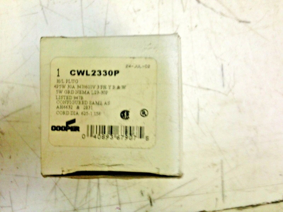 Cooper CWL2330P H/P Plug