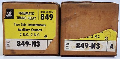 Allen-Bradley 849-N3 Auxiliary Contact for Pneumatic Timing Relay