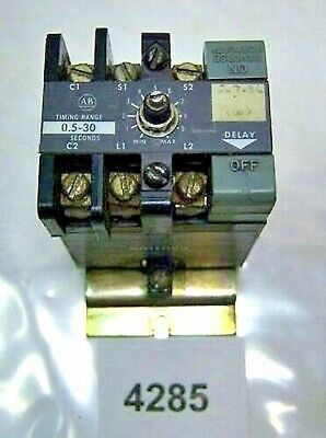 Allen-Bradley SS Time Delay Relay 852S-NSB .5-30 S