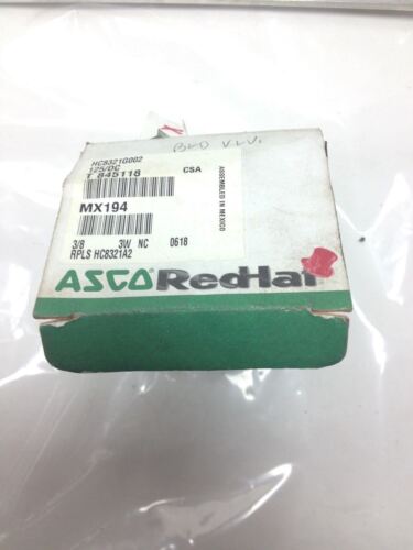 ASCO HC8321G002 125 V DC Quick Exhaust Solenoid Valve