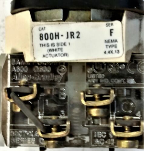 Allen-Bradley 800H-JRA 3 Position Selector Switch