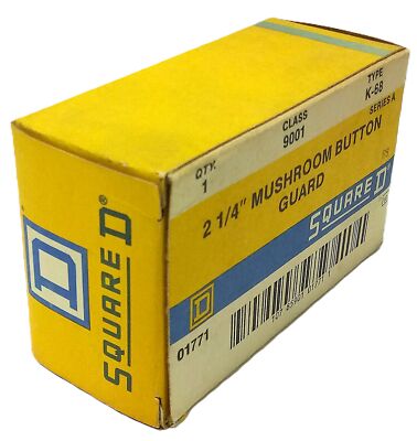 Square D 9001K68 2 1/4" 2.25 in Aluminum Mushroom Button Guard for Pushbutton