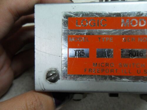 1 MICRO SWITCH TR5 LOGIC MODULE