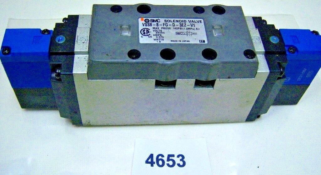 SMC Solenoid Valve VSS8-8-FG-D-3EZ-V1 24VDC 1.8W