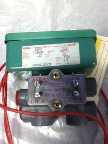 ASCO 83492 Valve- No Red Caps