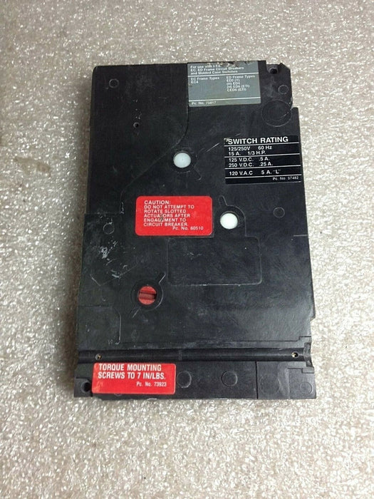 Siemens A01ED62 Auxiliary Switch for EC/ED Frame