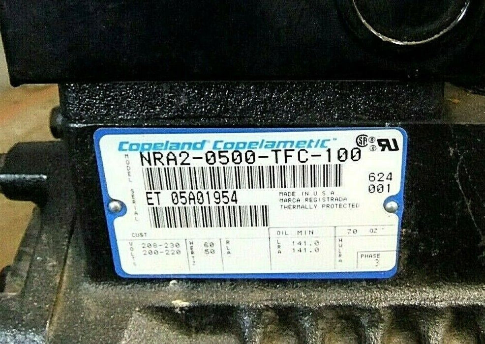 Copeland Compressor NRA2-0500-TFC100