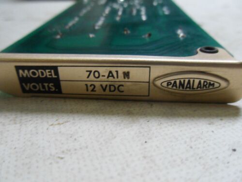 1 PANALARM 70-A1N LOCK IN BOARD 12VDC