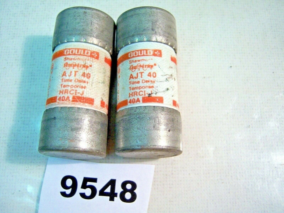 Gould AJT40 40 A 600 V Dual Element Current Limiting Time Delay Fuse